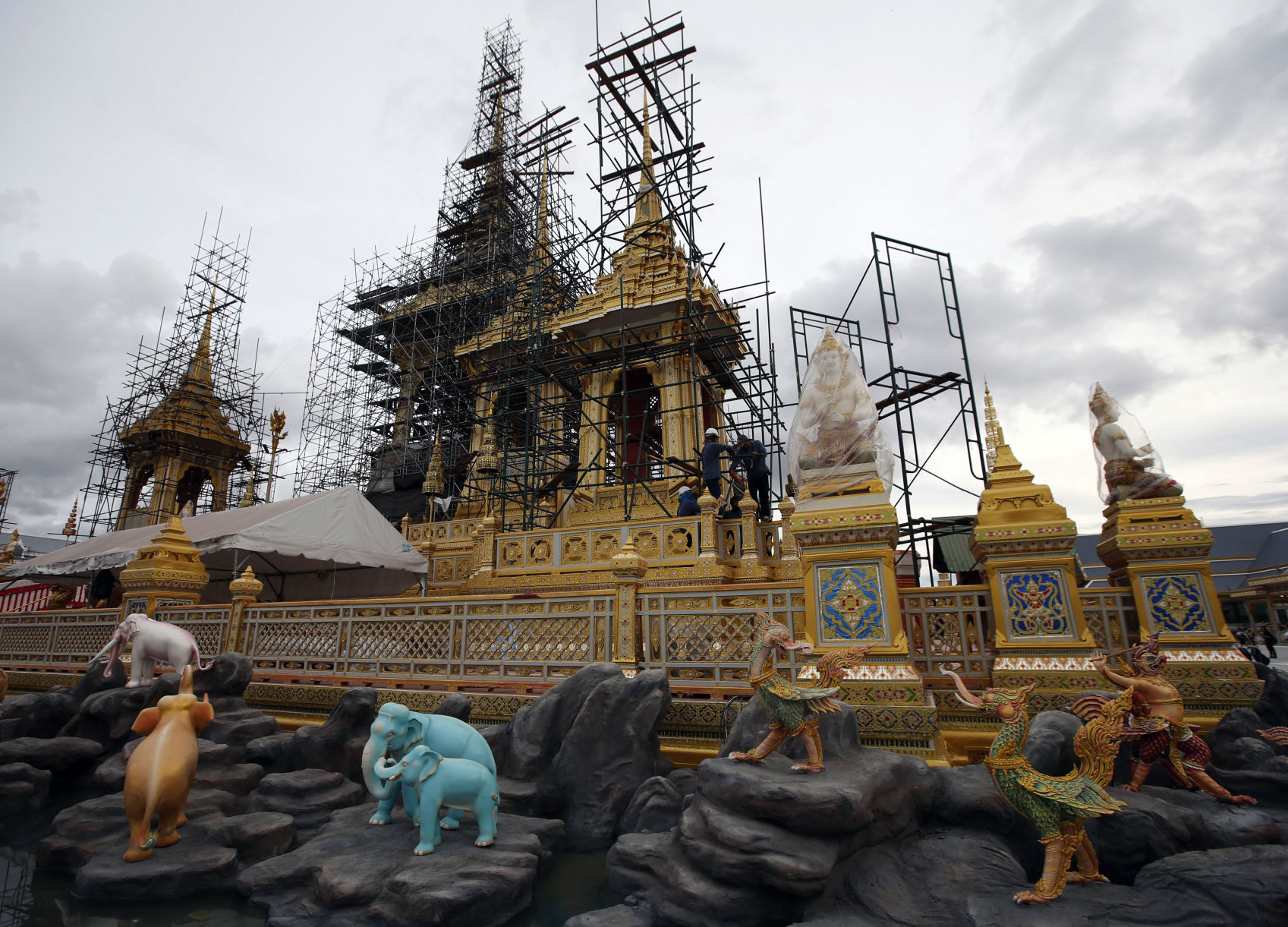 Thailand Royal Funeral Prep Photo Gallery